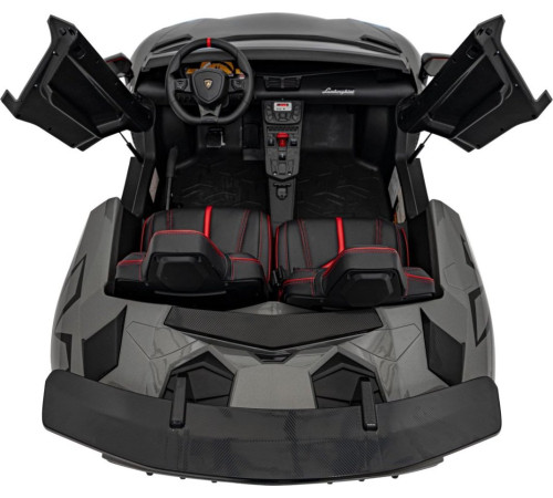 Дитяча акумуляторна машинка Lamborghini Aventador SV Сіра Дитяча акумуляторна машинка Lamborghini Aventador SV Сіра