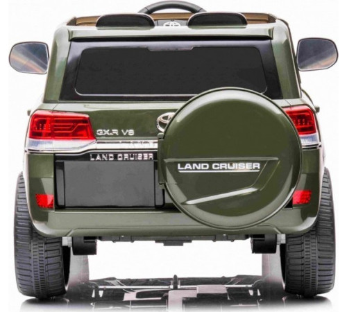 Дитяча акумуляторна машинка Toyota Land Cruiser Зелена