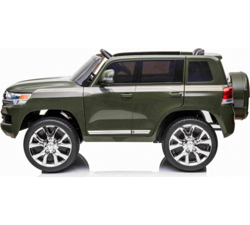 Дитяча акумуляторна машинка Toyota Land Cruiser Зелена