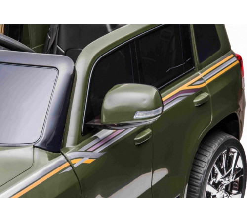 Дитяча акумуляторна машинка Toyota Land Cruiser Зелена