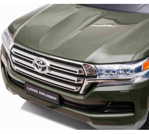 Дитяча акумуляторна машинка Toyota Land Cruiser Зелена