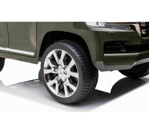 Дитяча акумуляторна машинка Toyota Land Cruiser Зелена