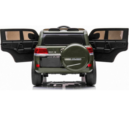 Дитяча акумуляторна машинка Toyota Land Cruiser Зелена