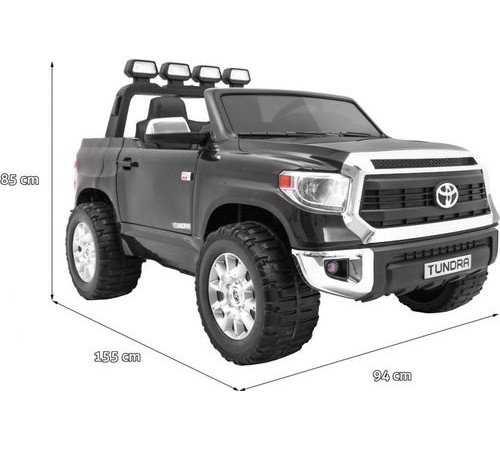 Дитяча акумуляторна машинка Toyota Tundra XXL Чорна Дитяча акумуляторна машинка Toyota Tundra XXL Чорна