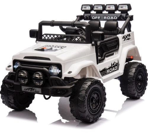 Дитячий акумуляторний позашляховик Off-Road CLIMBER Білий Дитячий акумуляторний позашляховик Off-Road CLIMBER Білий