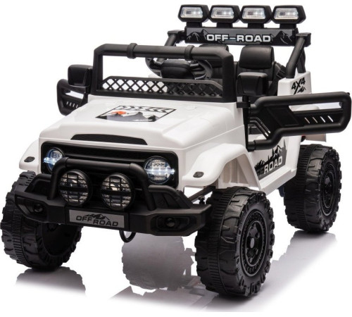 Дитячий акумуляторний позашляховик Off-Road CLIMBER Білий Дитячий акумуляторний позашляховик Off-Road CLIMBER Білий