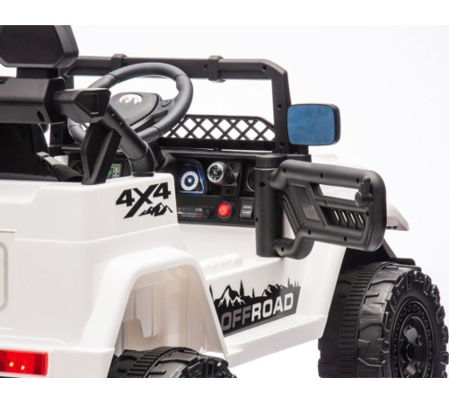 Дитячий акумуляторний позашляховик Off-Road CLIMBER Білий Дитячий акумуляторний позашляховик Off-Road CLIMBER Білий