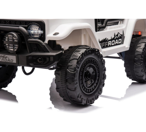 Дитячий акумуляторний позашляховик Off-Road CLIMBER Білий Дитячий акумуляторний позашляховик Off-Road CLIMBER Білий