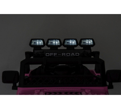 Дитячий акумуляторний позашляховик Off-Road CLIMBER Рожевий Дитячий акумуляторний позашляховик Off-Road CLIMBER Рожевий