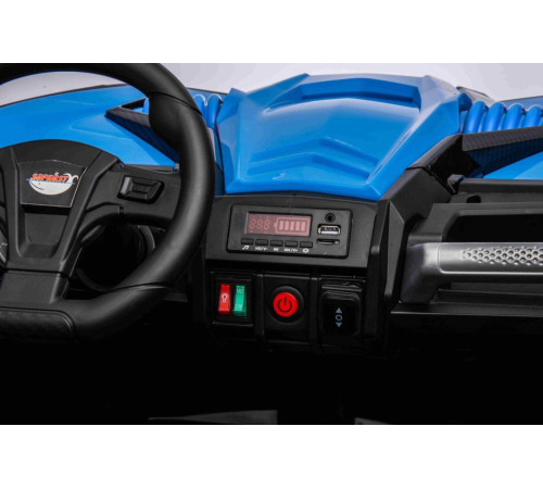 Дитячий акумуляторний квадроцикл UTV X3 Off-Road синій