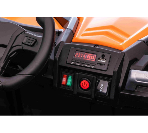 Дитячий акумуляторний квадроцикл UTV X3 Off-Road помаранчевий