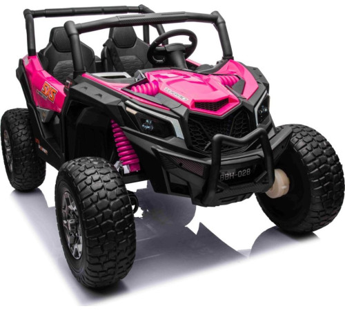 Дитяча акумуляторна машинка баггі UTV X3 Off-Road рожева Дитяча акумуляторна машинка баггі UTV X3 Off-Road рожева