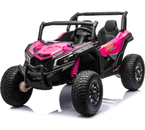 Дитяча акумуляторна машинка баггі UTV X3 Off-Road рожева Дитяча акумуляторна машинка баггі UTV X3 Off-Road рожева
