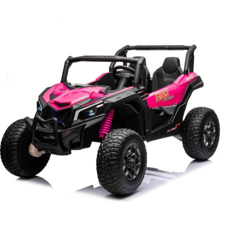 Дитяча акумуляторна машинка баггі UTV X3 Off-Road рожева Дитяча акумуляторна машинка баггі UTV X3 Off-Road рожева