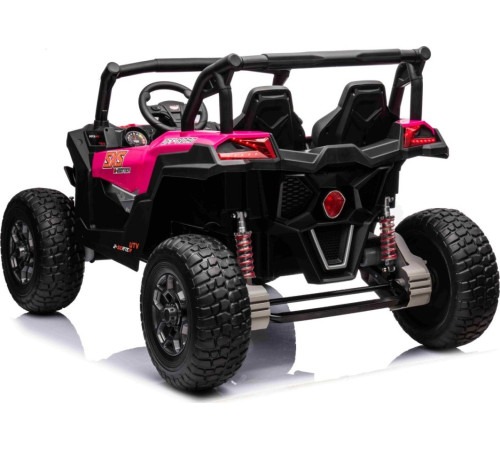 Дитяча акумуляторна машинка баггі UTV X3 Off-Road рожева Дитяча акумуляторна машинка баггі UTV X3 Off-Road рожева