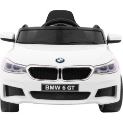 Дитяча акумуляторна машинка BMW 6 GT Біла