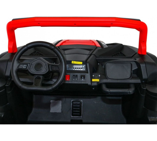Дитяча акумуляторна машинка Баггі Strong Racing ATV для 2 дітей Червона Дитяча акумуляторна машинка Баггі Strong Racing ATV для 2 дітей Червона