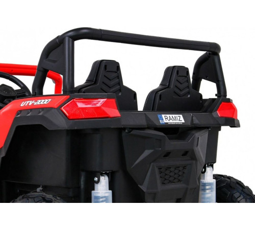 Дитяча акумуляторна машинка Баггі Strong Racing ATV для 2 дітей Червона Дитяча акумуляторна машинка Баггі Strong Racing ATV для 2 дітей Червона