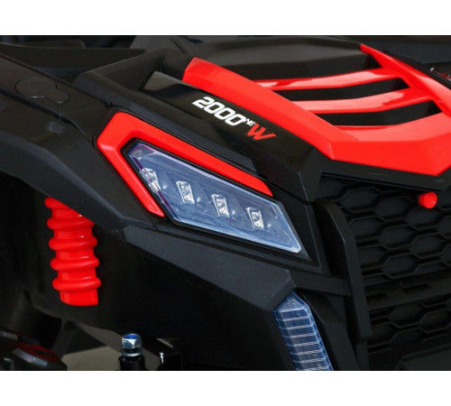 Дитяча акумуляторна машинка Баггі Strong Racing ATV для 2 дітей Червона Дитяча акумуляторна машинка Баггі Strong Racing ATV для 2 дітей Червона