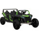 Дитяча акумуляторна машинка Баггі ATV RACING UTV2000 з літій-іонним акумулятором, зелена
