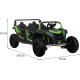 Дитяча акумуляторна машинка Баггі ATV RACING UTV2000 з літій-іонним акумулятором, зелена