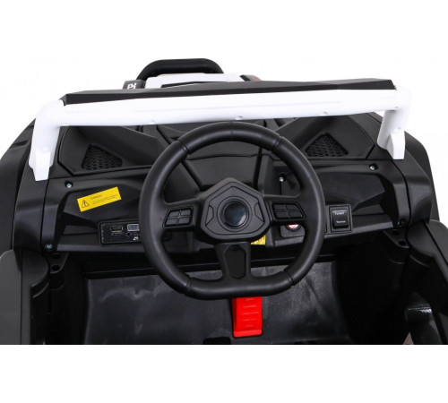 Дитяча акумуляторна машинка Баггі UTV 2000M Racing Battery Car, біла