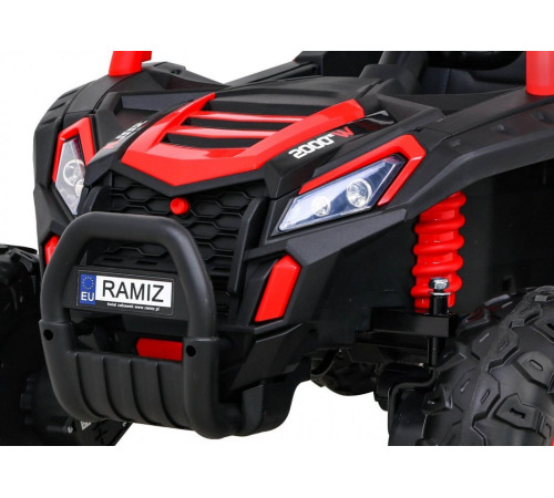 Дитяча акумуляторна машинка Баггі UTV 2000M Racing Battery Car, червона Дитяча акумуляторна машинка Баггі UTV 2000M Racing Battery Car, червона