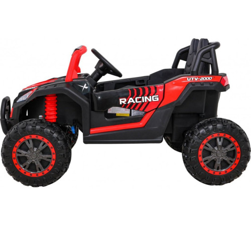 Дитяча акумуляторна машинка Баггі UTV 2000M Racing Battery Car, червона Дитяча акумуляторна машинка Баггі UTV 2000M Racing Battery Car, червона