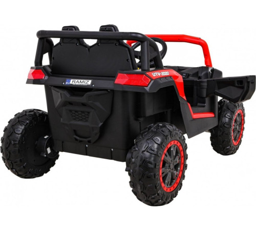 Дитяча акумуляторна машинка Баггі UTV 2000M Racing Battery Car, червона Дитяча акумуляторна машинка Баггі UTV 2000M Racing Battery Car, червона