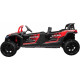 Дитяча акумуляторна машинка Баггі ATV RACING UTV2000 з літій-іонним акумулятором, червона