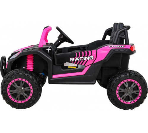 Дитяча акумуляторна машинка Баггі UTV 2000M Racing Battery Car, рожева