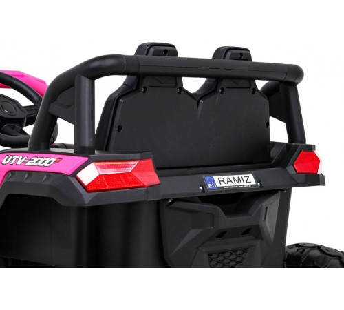 Дитяча акумуляторна машинка Баггі UTV 2000M Racing Battery Car, рожева