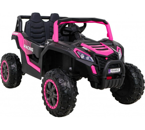 Дитяча акумуляторна машинка Баггі UTV 2000M Racing Battery Car, рожева