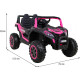 Дитяча акумуляторна машинка Баггі UTV 2000M Racing Battery Car, рожева