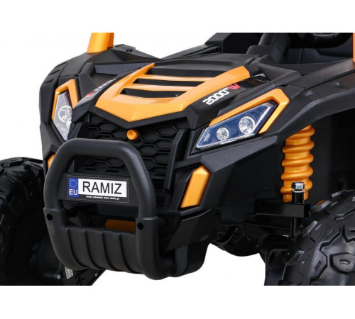 Дитяча акумуляторна машинка Баггі UTV 2000M Racing Battery Car, помаранчева Дитяча акумуляторна машинка Баггі UTV 2000M Racing Battery Car, помаранчева