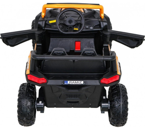 Дитяча акумуляторна машинка Баггі UTV 2000M Racing Battery Car, помаранчева Дитяча акумуляторна машинка Баггі UTV 2000M Racing Battery Car, помаранчева