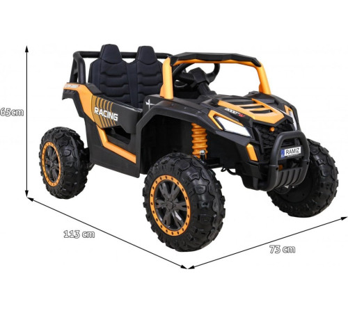 Дитяча акумуляторна машинка Баггі UTV 2000M Racing Battery Car, помаранчева Дитяча акумуляторна машинка Баггі UTV 2000M Racing Battery Car, помаранчева
