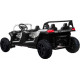 Дитяча акумуляторна машинка Баггі ATV RACING UTV2000 з літій-іонним акумулятором, біла