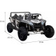 Дитяча акумуляторна машинка Баггі ATV RACING UTV2000 з літій-іонним акумулятором, біла