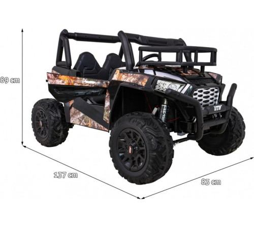 Дитяча акумуляторна машинка баггі UTV Roadster Black Дитяча акумуляторна машинка баггі UTV Roadster Black