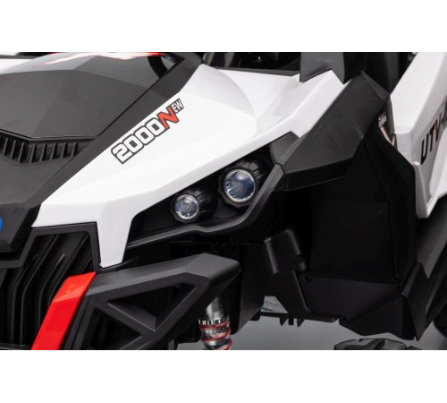 Дитяча акумуляторна машинка Баггі UTV-MX 2000N Біла Дитяча акумуляторна машинка Баггі UTV-MX 2000N Біла
