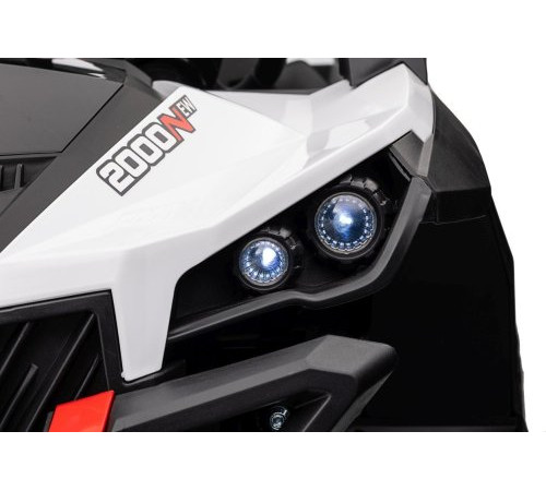 Дитяча акумуляторна машинка Баггі UTV-MX 2000N Біла Дитяча акумуляторна машинка Баггі UTV-MX 2000N Біла