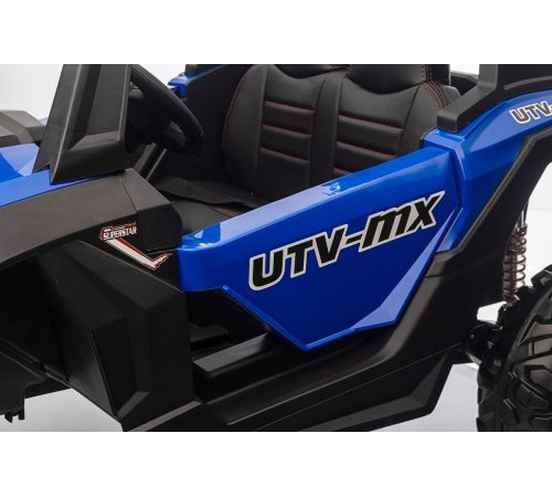 Дитяча акумуляторна машинка Баггі UTV-MX 2000N Синя Дитяча акумуляторна машинка Баггі UTV-MX 2000N Синя