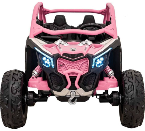 Дитяча акумуляторна машинка Баггі Maverick Turbo RR Рожева
