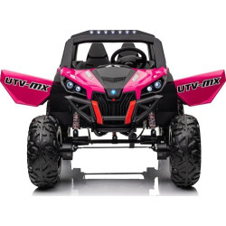 Дитяча акумуляторна машинка Баггі UTV-MX 2000N Рожева
