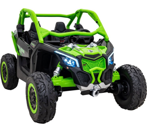 Дитяча акумуляторна машинка Баггі Maverick Turbo RR Green