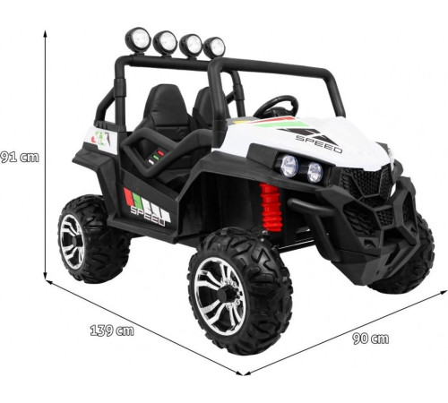 Дитячий акумуляторний баггі Grand Buggy Strong Lift. Білий