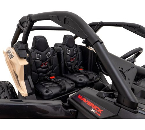 Дитяча акумуляторна машинка Баггі Maverick Turbo RR Чорна