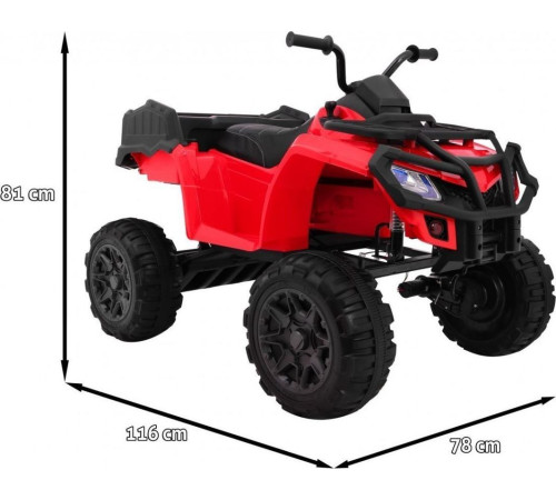 Дитячий акумуляторний квадроцикл Quad XL ATV 2.4GHz Червоний Дитячий акумуляторний квадроцикл Quad XL ATV 2.4GHz Червоний