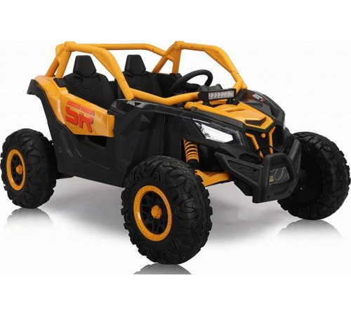 Дитяча акумуляторна машинка Баггі SR SUPER 66 Жовта